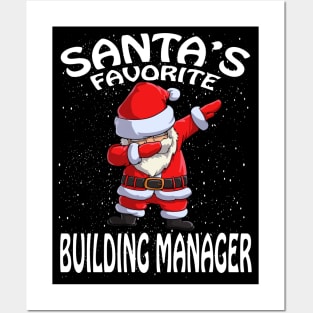 Santas Favorite Building Manager Christmas Posters and Art